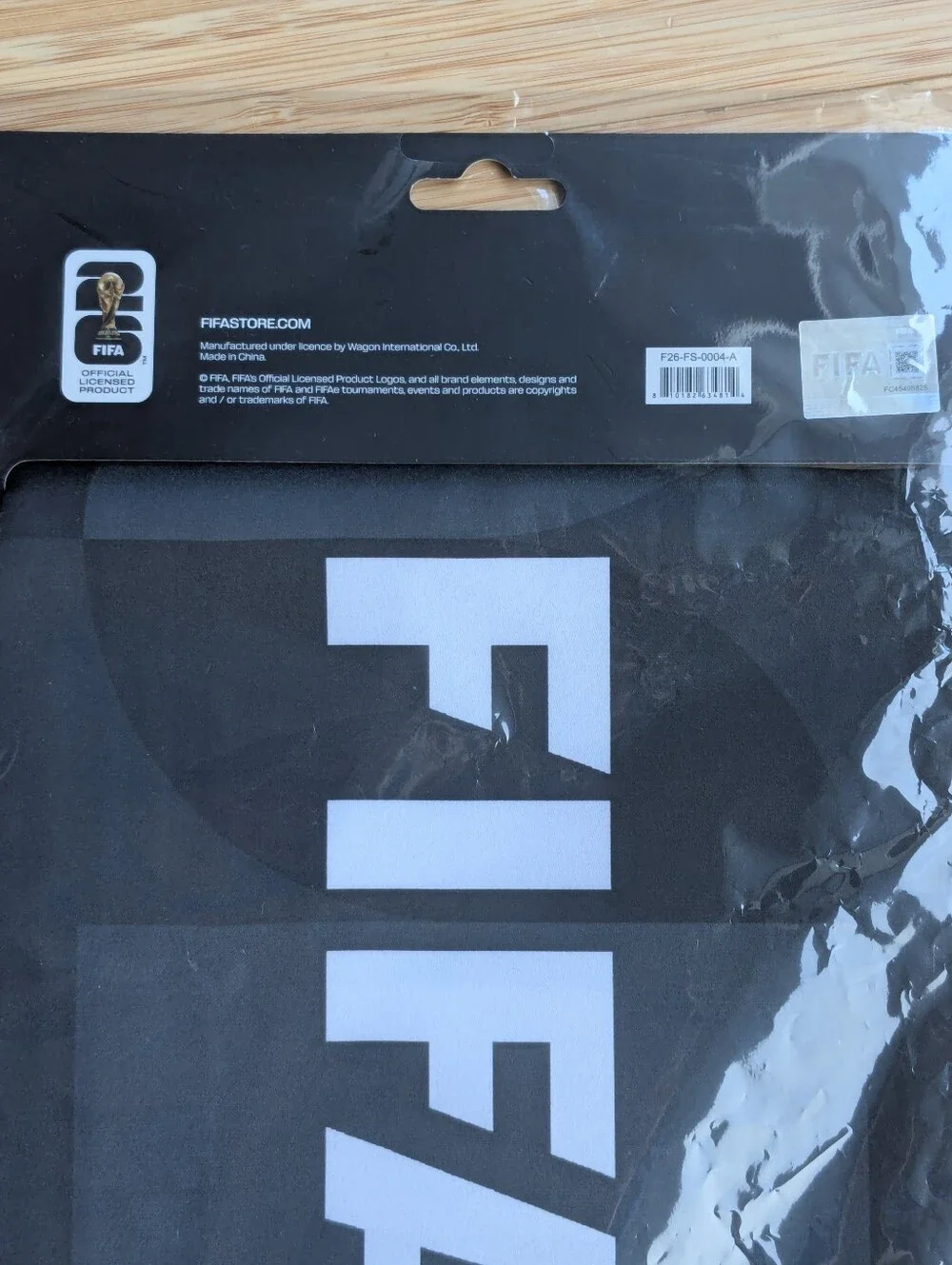 FIFA World Cup 26 Silhouette Black Fan Scarf
